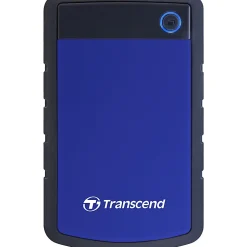 Transcend StoreJet TS1TSJ25H3B 1 TB Portable Hard Drive - 2.5" External - SATA - USB 3.0 - 3 Year Warranty