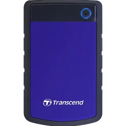 Transcend StoreJet TS2TSJ25H3B 2 TB Portable Rugged Hard Drive - 2.5" External - SATA - Blue - USB 3.0 - 3 Year Warranty