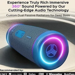 TREBLAB HD77BL Wireless Bluetooth Speaker