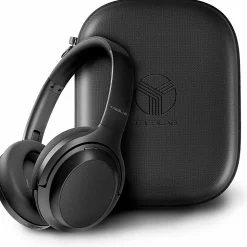 Treblab Z7 PRO, Hybrid Active Noise Canceling Headphones with Mic, 45H Playtime, Z7PRO