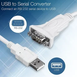 TRENDnet USB to Serial 9-Pin Converter Cable, TU-S9, USB to RS232 Serial Adapter