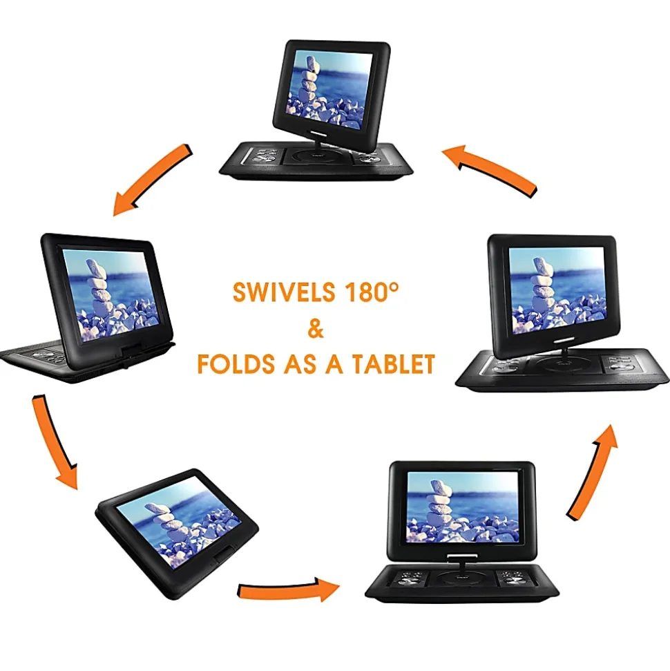 Trexonic Portable 14.1" DVD Player With Screen