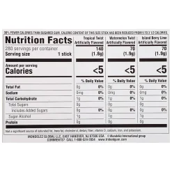 Trident Sugar-Free Gum, Fruit, 14 Pieces Per Pack, Case Of 20 Packs