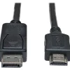 Tripp Lite by Eaton 10ft DisplayPort to HDMI Adapter Converter Cable Video / Audio M/M - DisplayPort/HDMI for Audio/Video Device, Monitor, TV - Black