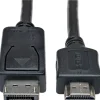 Tripp Lite by Eaton 6ft DisplayPort to HDMI Adapter Cable Video / Audio Cable DP M/M - Male DisplayPort - Type A Male HDMI - 6ft - Black