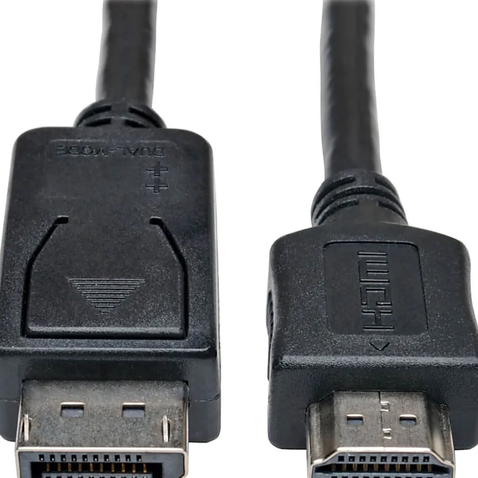 Tripp Lite by Eaton 6ft DisplayPort to HDMI Adapter Cable Video / Audio Cable DP M/M - Male DisplayPort - Type A Male HDMI - 6ft - Black