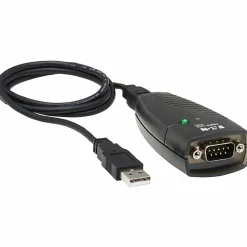 Tripp Lite by Eaton Keyspan USB to Serial Adapter - USB-A Male to DB9 RS232 Male 3 ft. (0.91 m) TAA - Type A Male, DB-9 Male