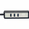 Tripp Lite by Eaton Portable 4-Port USB 3.0 Superspeed Mini Hub w/ Built In Cable - USB - External - 4 USB 3.0 Port(s) with Built In Cable