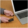 Tripp Lite by Eaton 4-Port Slim Portable USB-A Hub - USB 3.x (5Gbps) Aluminum Housing - USB - External - 4 USB Port(s) - 4 USB 3.0 Port(s) - PC