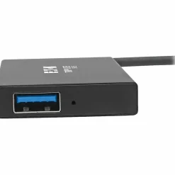 Tripp Lite by Eaton 4-Port Slim Portable USB-A Hub - USB 3.x (5Gbps) Aluminum Housing - USB - External - 4 USB Port(s) - 4 USB 3.0 Port(s) - PC