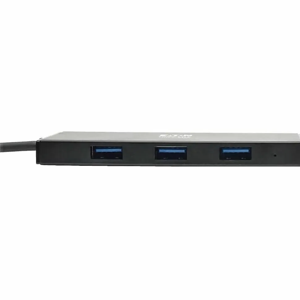 Tripp Lite by Eaton 4-Port Ultra-Slim Portable USB 3.0 SuperSpeed Hub - USB - External - 4 USB Port(s) - 4 USB 3.0 Port(s) - PC, Mac