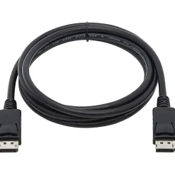 Tripp Lite Display Port Monitor Cable With Latches, 6’, Black, P580-006