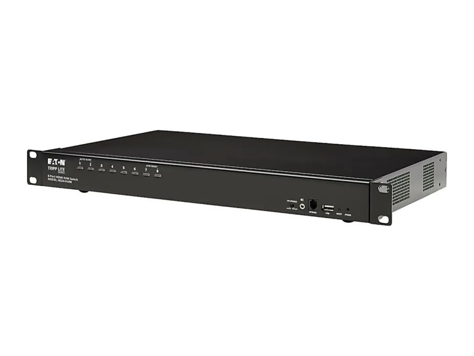 Tripp Lite HDMI/USB KVM Switch 8-Port with Audio/Video and USB Peripheral Sharing, 1U Rack-Mount - KVM/audio switch - B024HU08