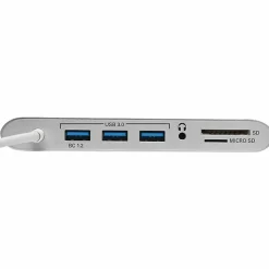 Tripp Lite USB-C Docking Station w/ USB-A , HDMI, VGA, mDP, Gbe, Memory Cards 3.5mm, USB C PD Charging 4K @ 30Hz - Â - U442DOCK1