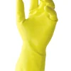 Tronex Extra-Strength Multipurpose Flock-Lined Latex Gloves, X-Large, Yellow, Pack Of 144 Gloves