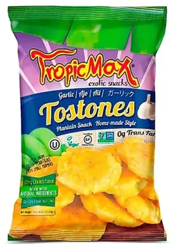 TropicMax Garlic Tostones Chips, 2 Oz