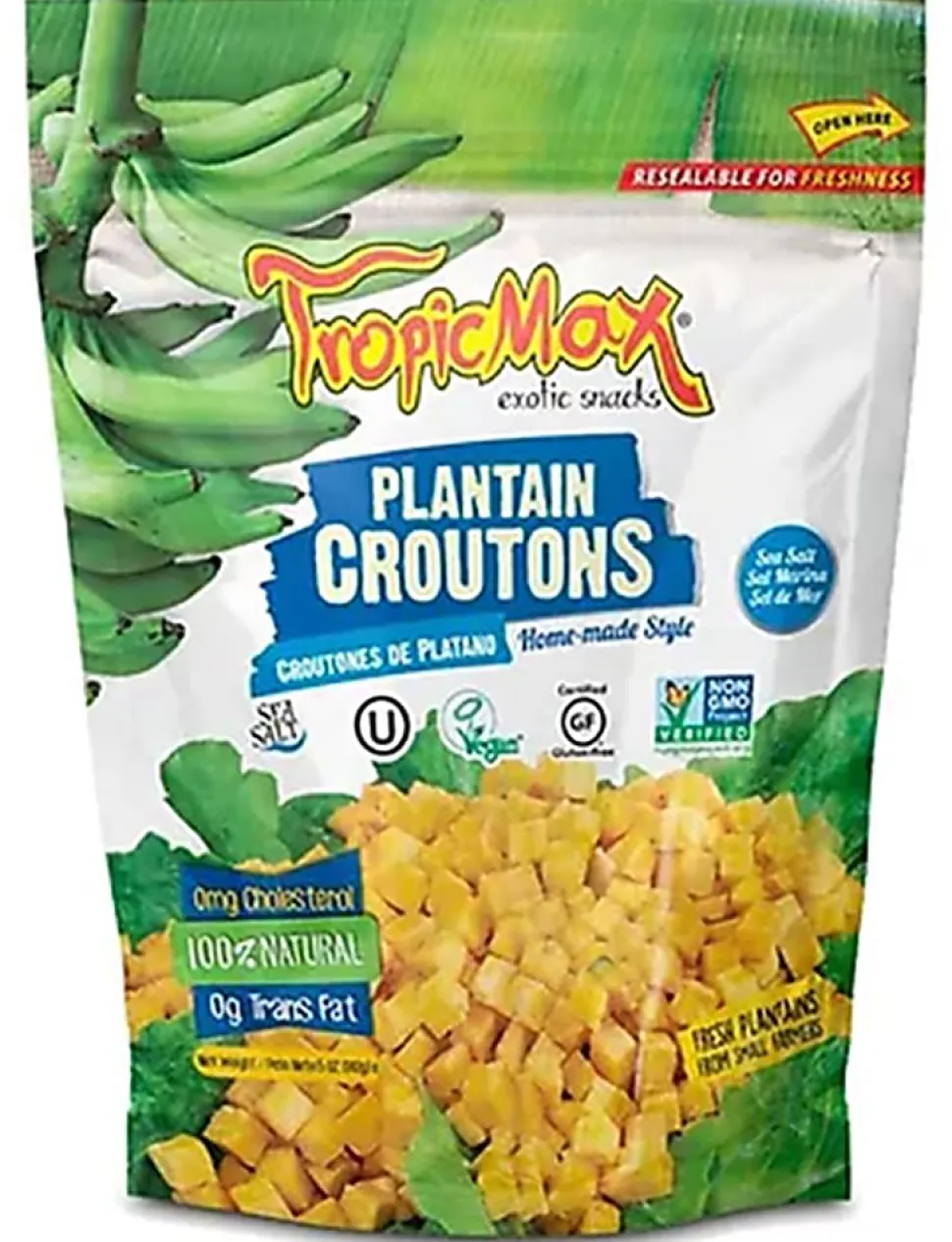 TropicMax Plantain Croutons, 5 Oz