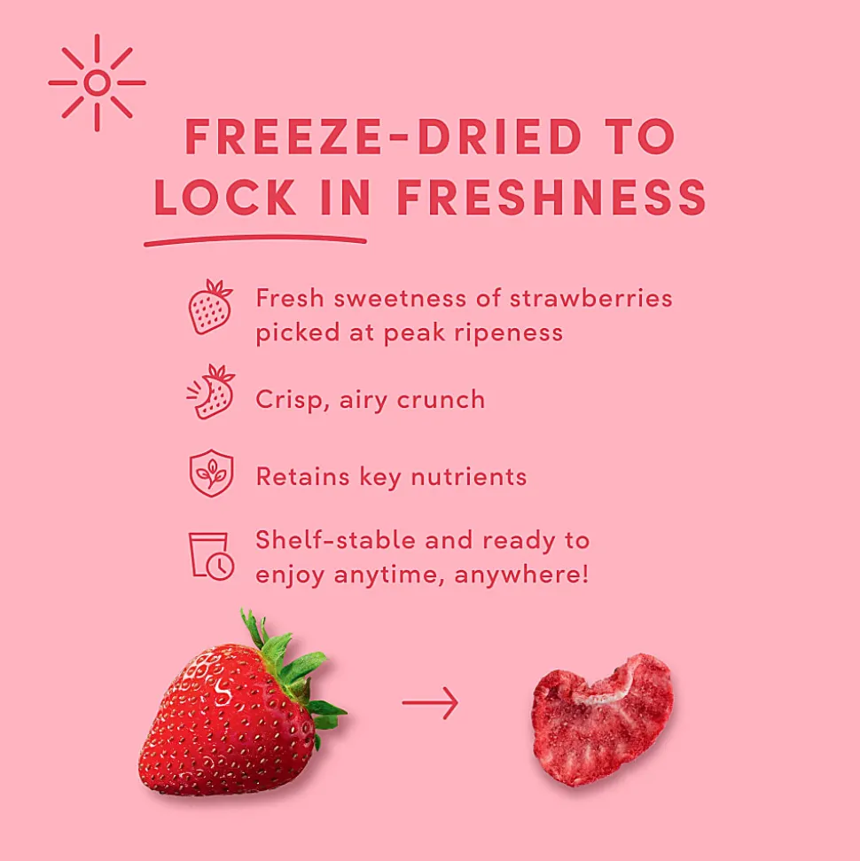 Tru Fru Hyper-Dried Grab & Go Strawberries In White & Dark Chocolate, 1.7 Oz, Total Qty 12
