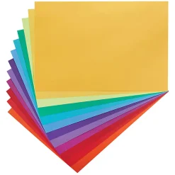 Tru-Ray Construction Paper, Heavyweight, 12" x 18", Color Wheel Assortment, 12 Vibrant Colors, 72 Sheets Per Pack, Set Of 3 Packs