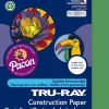 Tru-Ray® Construction Paper, 50% Recycled, 9" x 12", Holiday Green, Pack Of 50