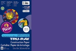 Tru-Ray® Construction Paper, 50% Recycled, 12" x 18", Purple, Pack Of 50