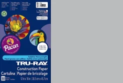 Tru-Ray® Construction Paper, 50% Recycled, 18" x 24", Festive Red, Pack Of 50