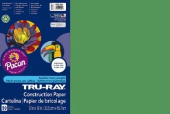 Tru-Ray® Construction Paper, 50% Recycled, 12" x 18", Holiday Green, Pack Of 50