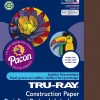 Tru-Ray® Construction Paper, 50% Recycled, 9" x 12", Dark Brown, Pack Of 50