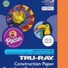 Tru-Ray® Construction Paper, 9" x 12", 50% Recycled, Electric Orange, Pack Of 50