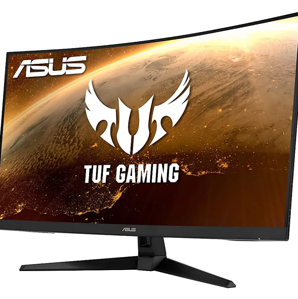 TUF VG32VQ1B 32" Class WQHD Curved Screen Gaming LCD Monitor - 16:9 - Black - 31.5" Viewable - Vertical Alignment (VA) - VG32VQ1B