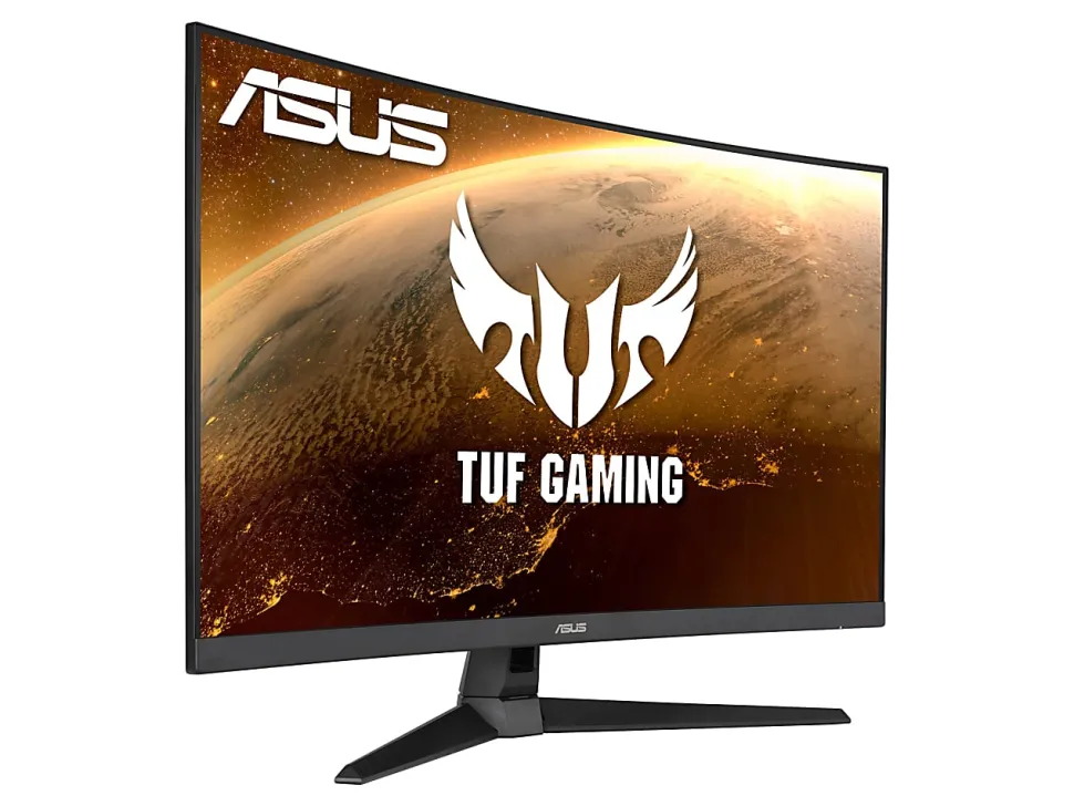 TUF VG32VQ1B 32" Class WQHD Curved Screen Gaming LCD Monitor - 16:9 - Black - 31.5" Viewable - Vertical Alignment (VA) - VG32VQ1B