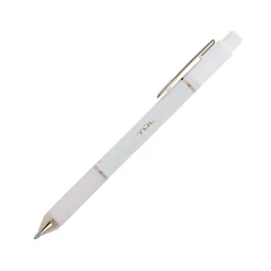 TUL® BP Series Retractable Ballpoint Pens, Mixed Metals, Medium Point, 1.0 mm, Black Barrel, Black Ink, Pack Of 4 Pens