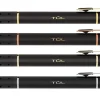 TUL® BP Series Retractable Ballpoint Pens, Medium Point, 1.0 mm, Black Barrel, Black Ink, Pack Of 12 Pens