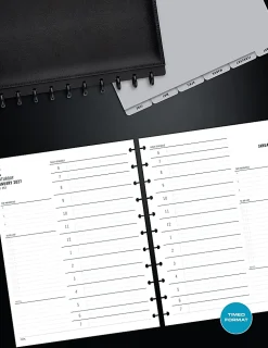 2027 TUL® Discbound Daily Planner Refill Pages, Letter Size, January To December
