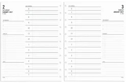 2027 TUL® Discbound Daily Planner Refill Pages, Letter Size, January To December
