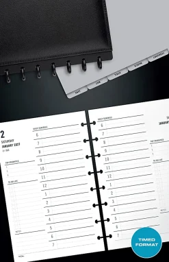 2027 TUL® Discbound Daily Planner Refill Pages, Junior Size, January To December