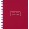 2026-2027 TUL® Discbound Monthly Teacher Planner, Letter Size, Pink, July To June