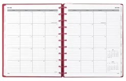 2026-2027 TUL® Discbound Monthly Teacher Planner, Letter Size, Pink, July To June