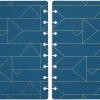 TUL® Discbound Notebook Covers, Junior Size, Blue Geo, Pack of 2 Covers