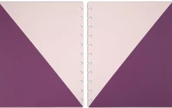 TUL® Discbound Notebook Covers, Letter Size, Pink/Purple, Pack of 2 Covers