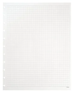 TUL® Discbound Notebook Refill Pages, Letter Size, Graph Ruled, 50 Sheets, White