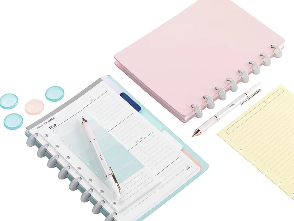 TUL® Discbound Notebook Refill Pages, Letter Size, Narrow Ruled, 50 Sheets, Assorted Colors