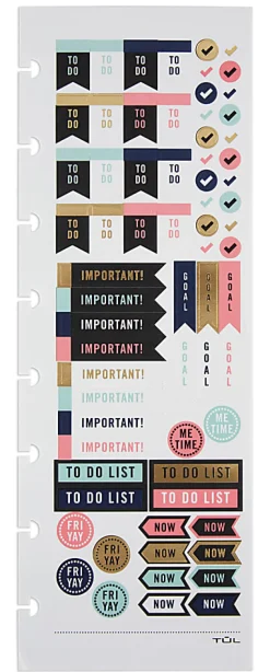 TUL® Discbound Notebook Sticker Sheets, 3