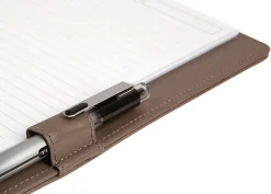 TUL® Discbound Notebook With Die-Cut Leather Cover, Junior Size, Narrow Ruled, 60 Sheets, Pink/Rose Gold