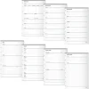 TUL® Discbound Organizational Inserts, Junior Size, White, Pack Of 100 Inserts