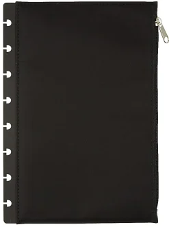 TUL® Discbound Storage Pouch, 6" x 8-1/2", Black