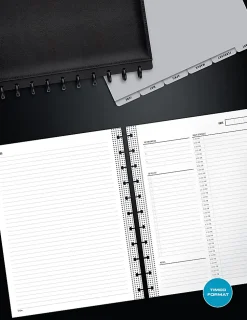 TULĀ® Discbound Undated Daily Refill Pages, 8-1/2" x 11", Undated, 50 Sheets