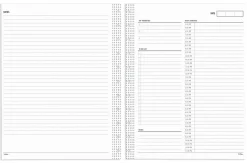 TUL® Discbound Undated Daily Refill Pages, 8-1/2" x 11", Undated, 50 Sheets