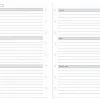 TUL® Discbound Undated Weekly/Monthly Refill Pages, Junior Size, 68 Sheets