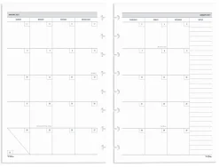 2027 TUL® Discbound Weekly/Monthly Planner Refill Pages, Junior Size, January To December